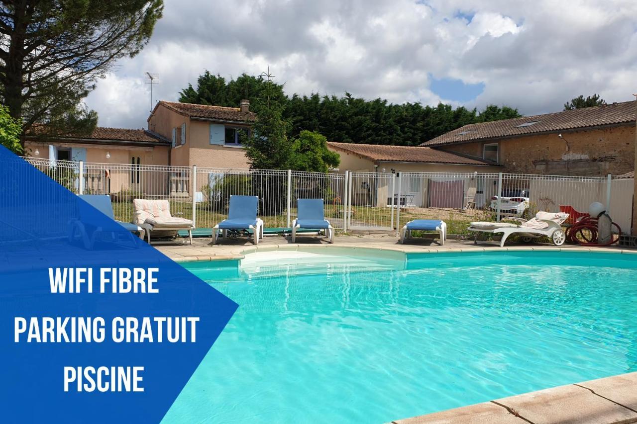Bel Appartement T2 Climatise Avec Piscine Poitiers-Futuroscope-Creps De Poitiers Vouneuil-sous-Biard Eksteriør billede