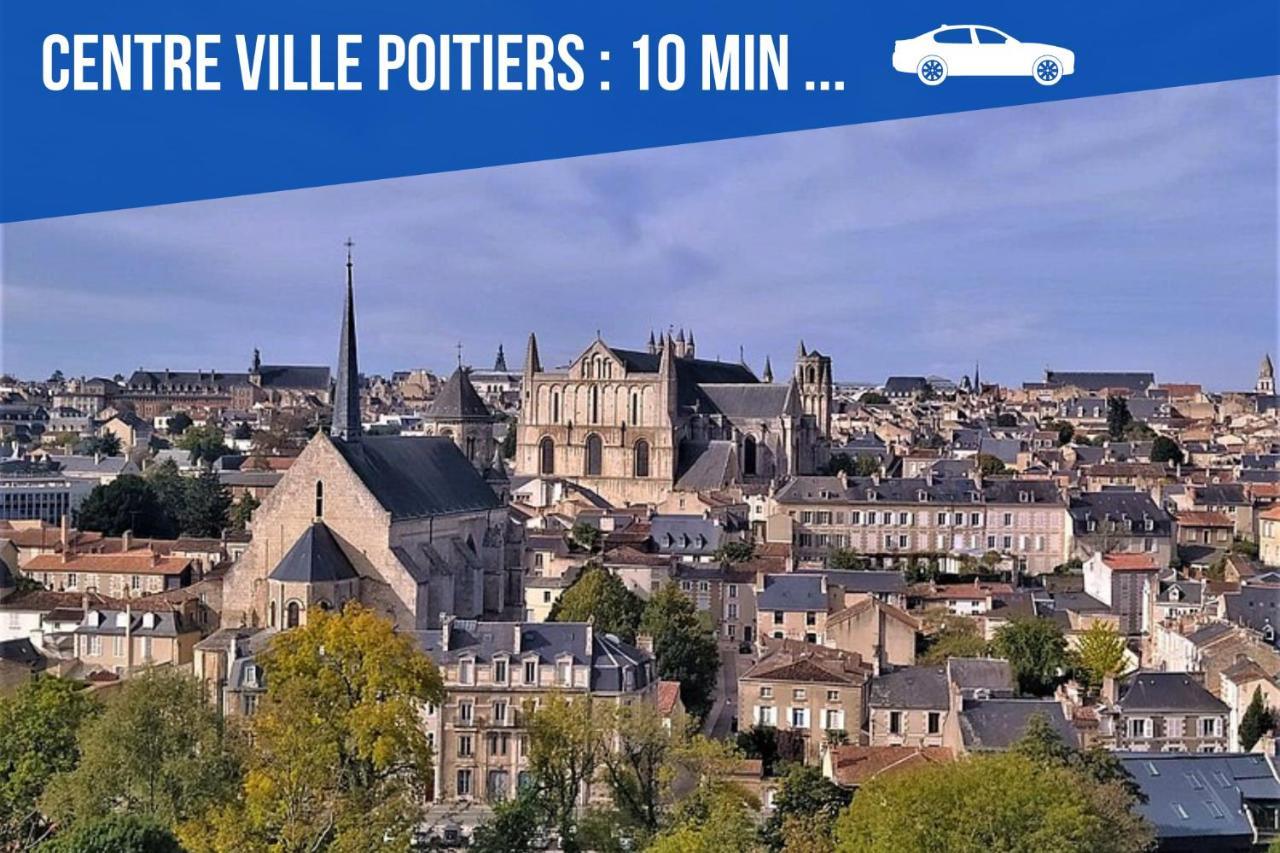 Bel Appartement T2 Climatise Avec Piscine Poitiers-Futuroscope-Creps De Poitiers Vouneuil-sous-Biard Eksteriør billede